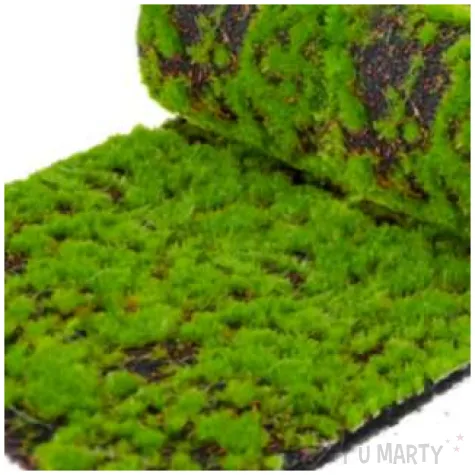 bieznik sztuczny mech zielony chaks 100 cm x 25 cm