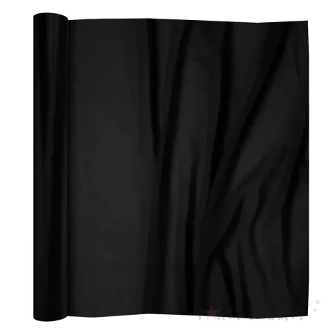 bieznik szyfonowy czarny partydeco 500 x 48 cm