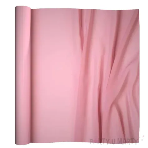 bieznik szyfonowy rozowy ciemny partydeco 500 x 48 cm