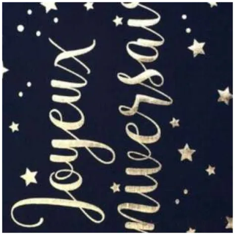 bieznik urodzinowy po francusku granatowy zloty santex 300 x 28 cm