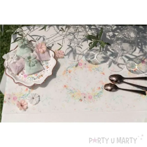 bieznik weselne kwiaty santex 300 x 26 cm