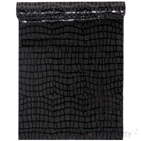 bieznik zamsz czarny santex 300 x 28 cm