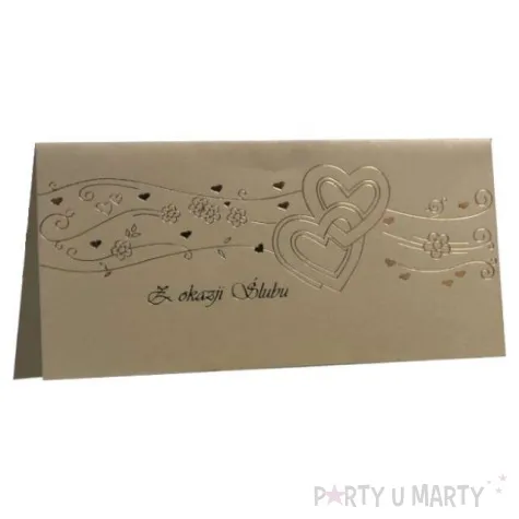 bilecik z okazji slubu zloty kemis