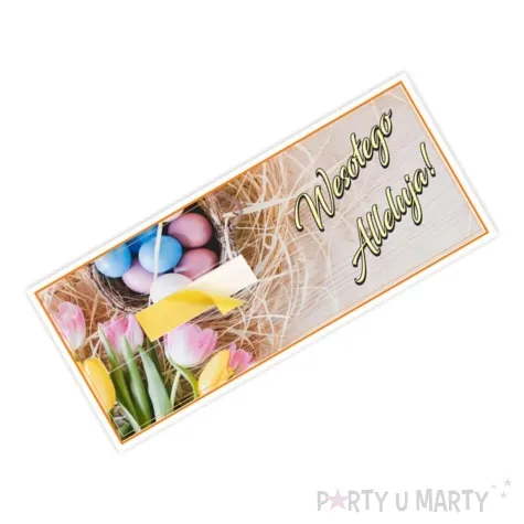 bileciki merci wielkanocne jajeczka 6x14 cm 5 szt