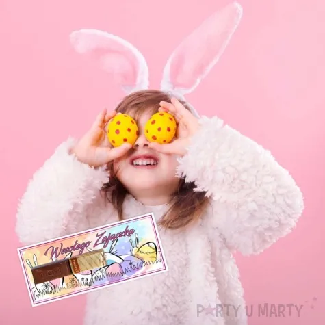 bileciki merci wielkanocne kicaki 6x14 cm 5 szt