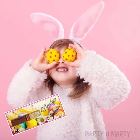 bileciki merci wielkanocne pisanki 6x14 cm 5 szt