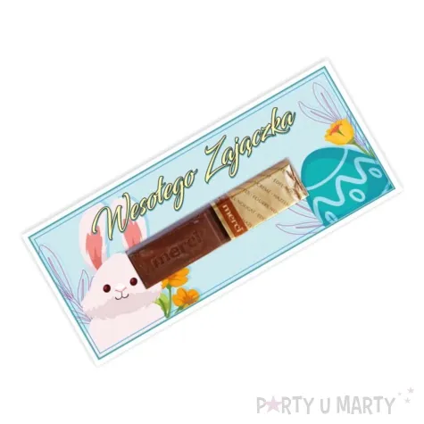 bileciki merci wielkanocny zajaczek 6x14 cm 5 szt
