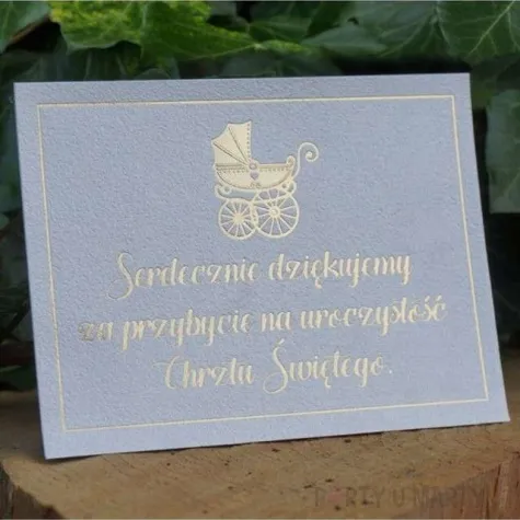 bileciki podziekowania dla gosci chrzest biale dekoracjepolska