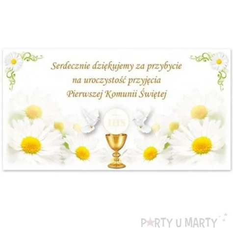 bileciki podziekowanie ihs pierwsza komunia sw 20 szt