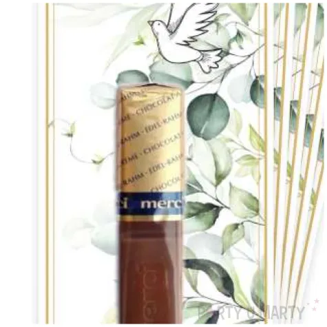 bileciki podziekowanie merci ihs komunia eukaliptus 6x14 cm 5 szt