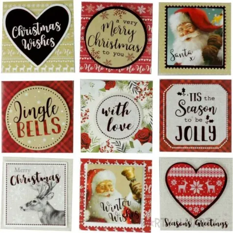 bileciki swiateczny mix craft fun series 3d kolorowe titatnium 18 szt