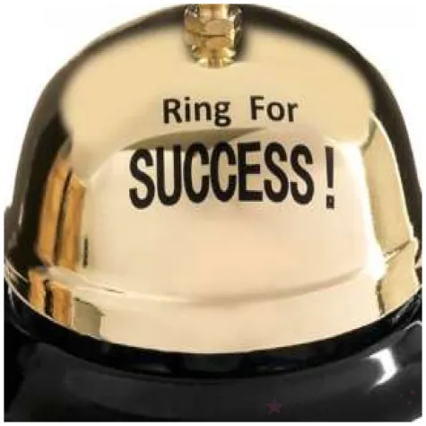 biurkowy dzwonek czas na sukces zloty gadgetmaster