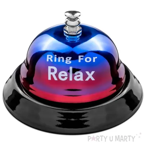 biurkowy dzwonek ring for relax niebiesko czerwony gadgetmaster