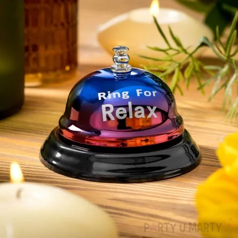 biurkowy dzwonek ring for relax niebiesko czerwony gadgetmaster