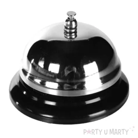 biurkowy dzwonek srebrny