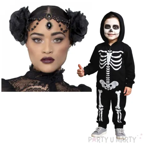 bizuteria party czarna dama i szlachetne kamienie smiffys