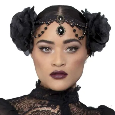 bizuteria party czarna dama i szlachetne kamienie smiffys