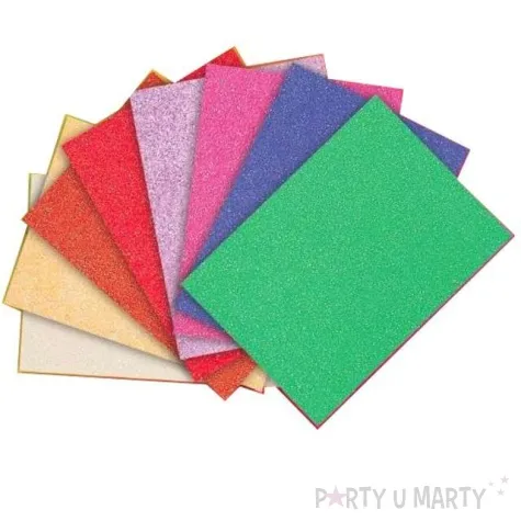 blok brokat fluorescencyjny aliga 25 x 35 cm 8 kol