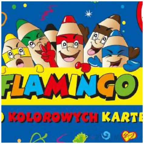 blok rysunkowy classic a4 kolorowy flamingo 20 kart