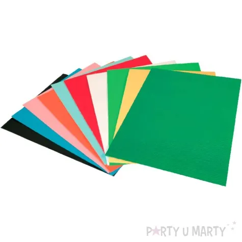 blok tektura falista mix aliga 35x25cm 10 szt