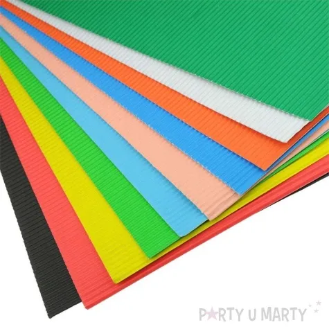 blok tektura falista mix aliga 35x25cm 10 szt