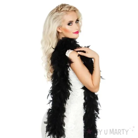 boa classic z pior czarny boland 180 cm