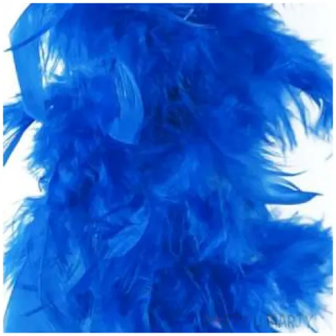 boa classic z pior niebieski partypal 190 cm