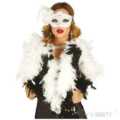 boa deluxe biale guirca 90 g 180 cm