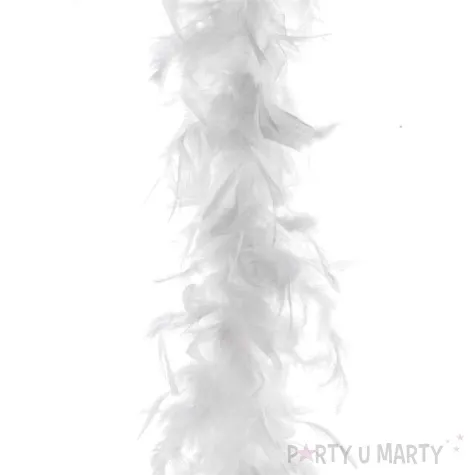 boa deluxe bialy funnyfashion 200 cm 45 g