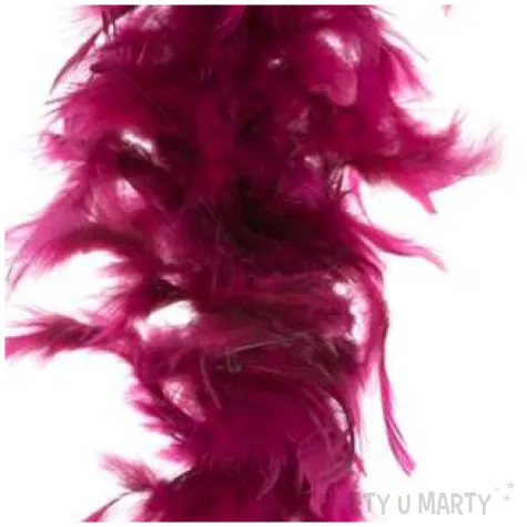boa deluxe bordowe funnyfashion 200 cm 45 g