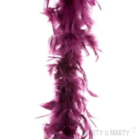 boa deluxe bordowe funnyfashion 200 cm 45 g