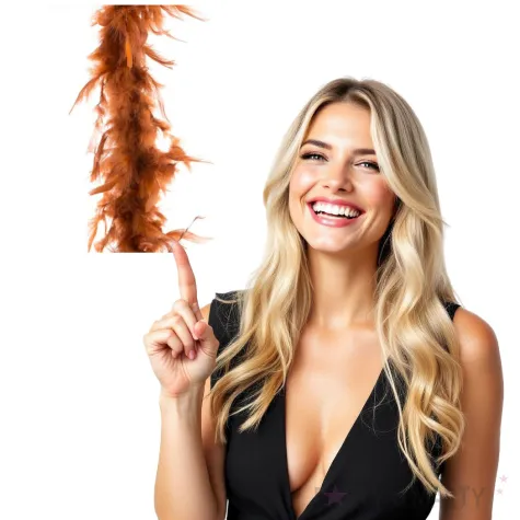 boa deluxe brazowe jasne funnyfashion 200 cm 45 g