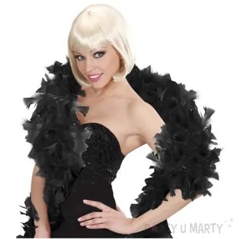 boa deluxe czarne widmann 65g 180 cm