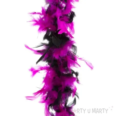 boa deluxe czarno rozowe funnyfashion 200 cm 45 g