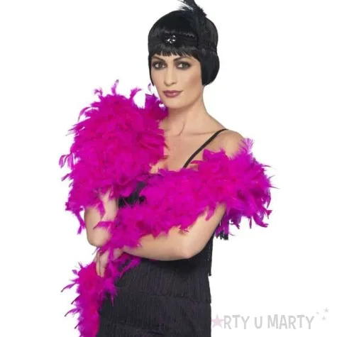 boa deluxe fuksja smiffys 80g 180 cm