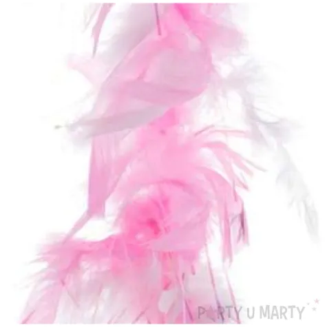 boa deluxe lameta rozowe pastelowe funnyfashion 200 cm 45 g