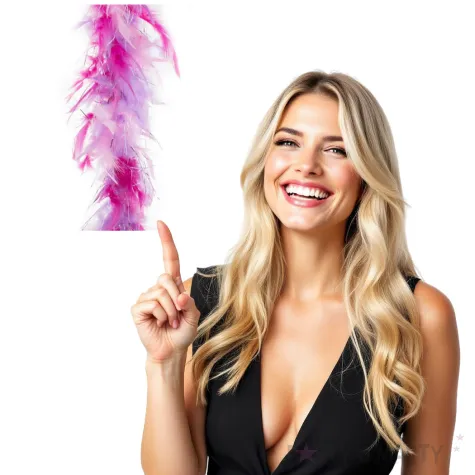 boa deluxe lameta rozowy mix funnyfashion 200 cm 45 g