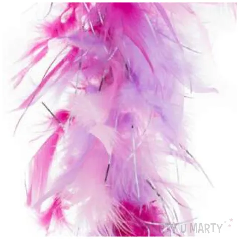 boa deluxe lameta rozowy mix funnyfashion 200 cm 45 g