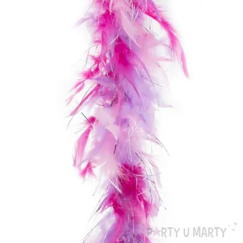 boa deluxe lameta rozowy mix funnyfashion 200 cm 45 g