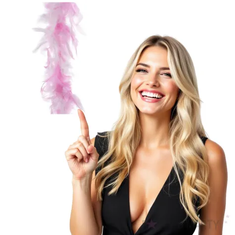 boa deluxe rozowe pastelowe funnyfashion 200 cm 45 g