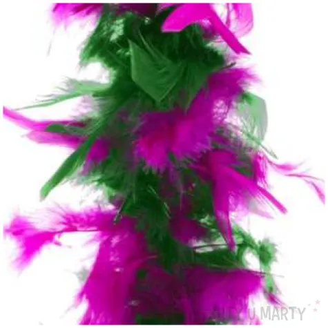 boa deluxe zielono fioletowy funnyfashion 200 cm 45 g