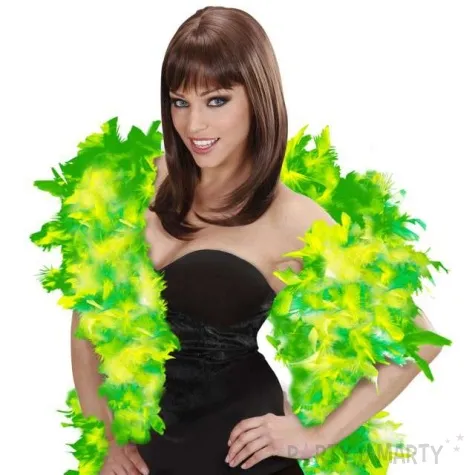 boa deluxe zielony mix widmann 65g 180 cm