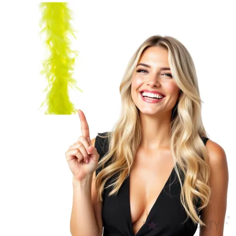 boa fluo zolte funny fashion 45 g 200 cm