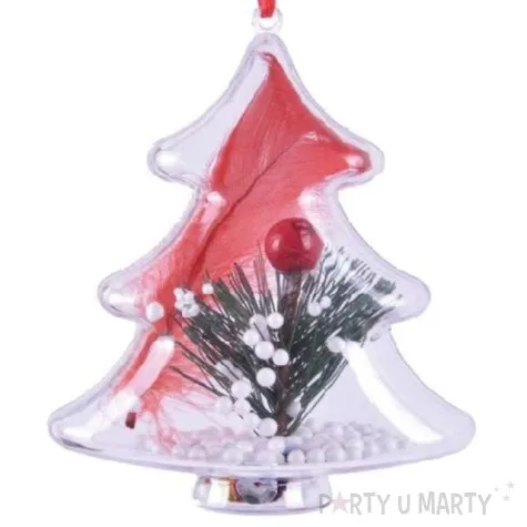 bombka do dekorowania choinka plastikowa arpex 10 cm