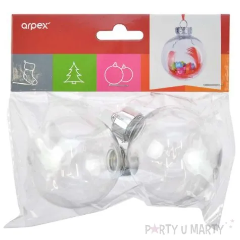 bombka do dekorowania classic arpex 6 cm 2 szt