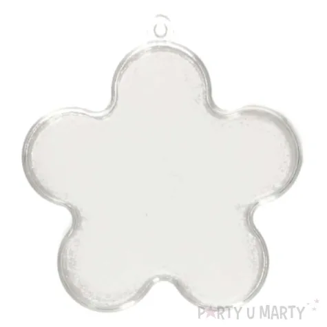 bombka do dekorowania kwiatek akrylowa brewis 9 cm