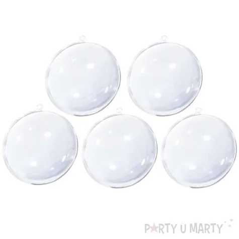 bombka do dekorowania medalion akrylowa aliga 10 cm 5 szt
