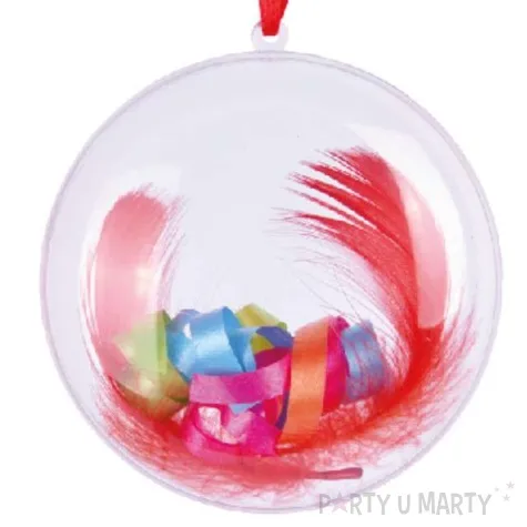 bombka do dekorowania medalion plastikowa arpex 7 cm