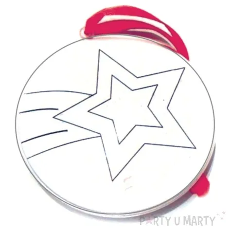 bombka wlasne zdjecie kolorowanka aniolek i gwiazdka arpex 7 cm