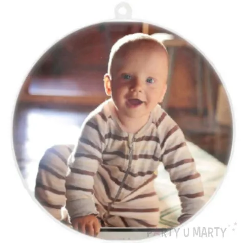 bombka wlasne zdjecie kolorowanka renifer i prezent arpex 7 cm